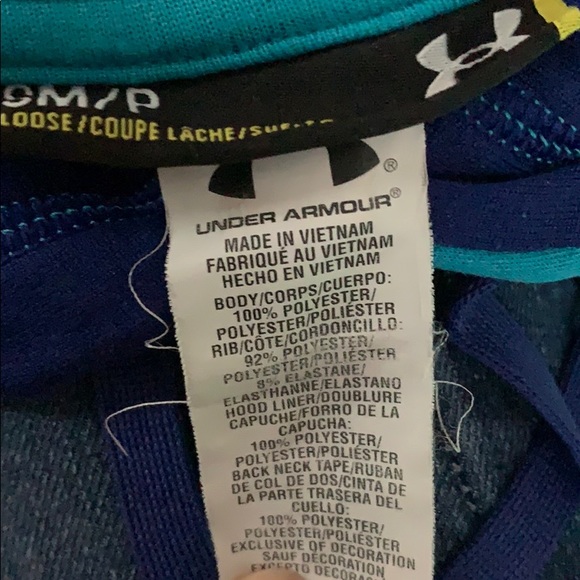 Blue Under Armor Hoodie - Picture 2 of 2